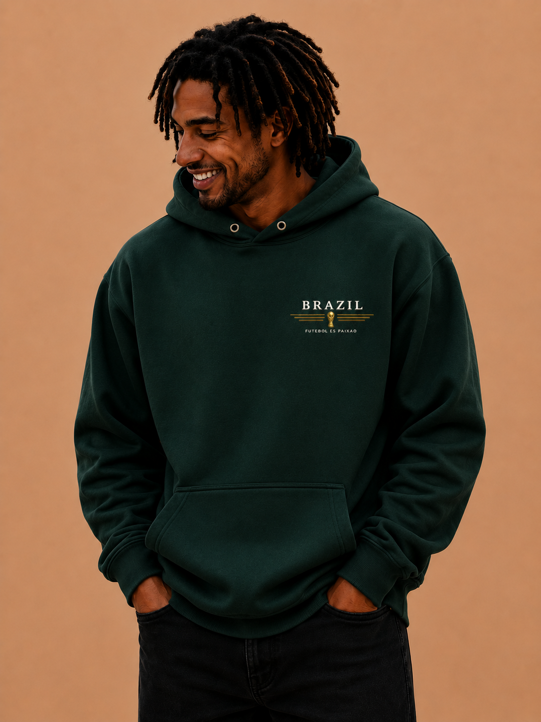 Brazil Heritage Hoodie - Alpine Green