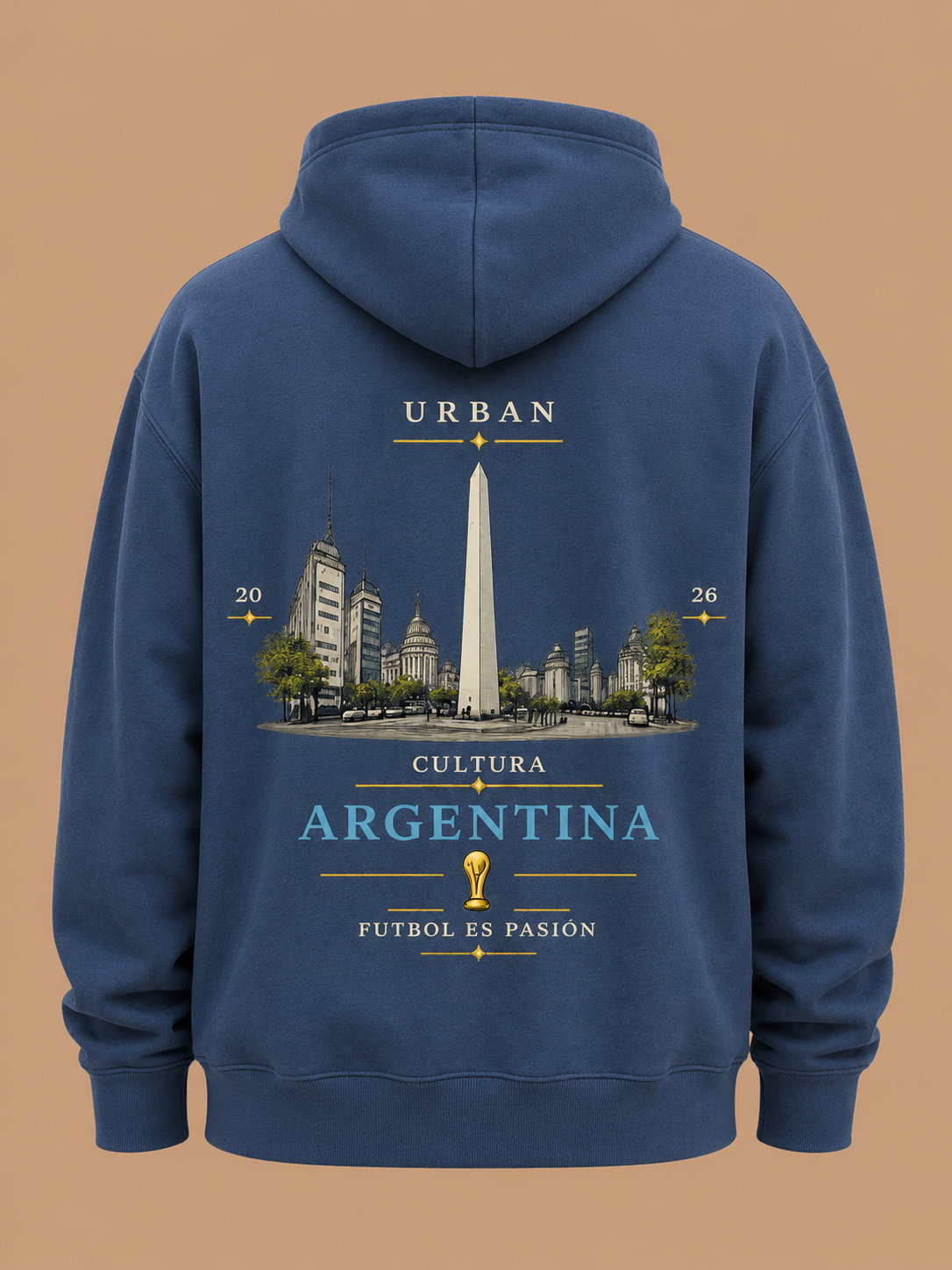 Argentina Obelisco Hoodie - Storm Blue