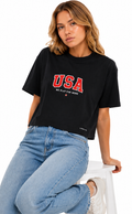 USA Heritage Cropped Tee