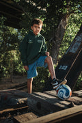 Brazil Heritage Youth Hoodie - Custom Initials & Number