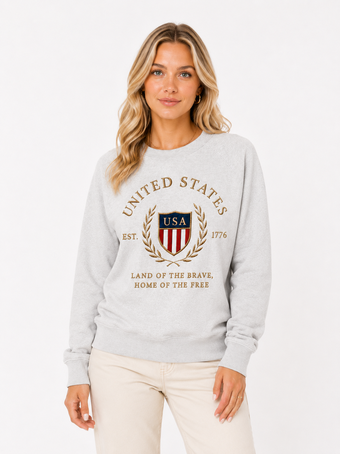 USA Freedom Women's Crewneck