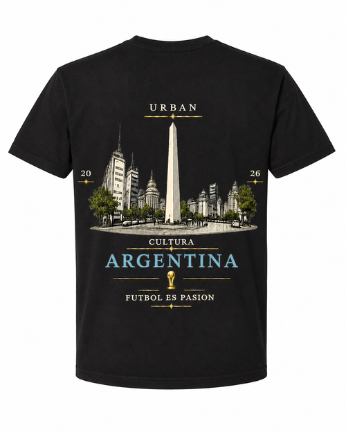 Argentina Heritage Youth Tee - Custom Initials & Number