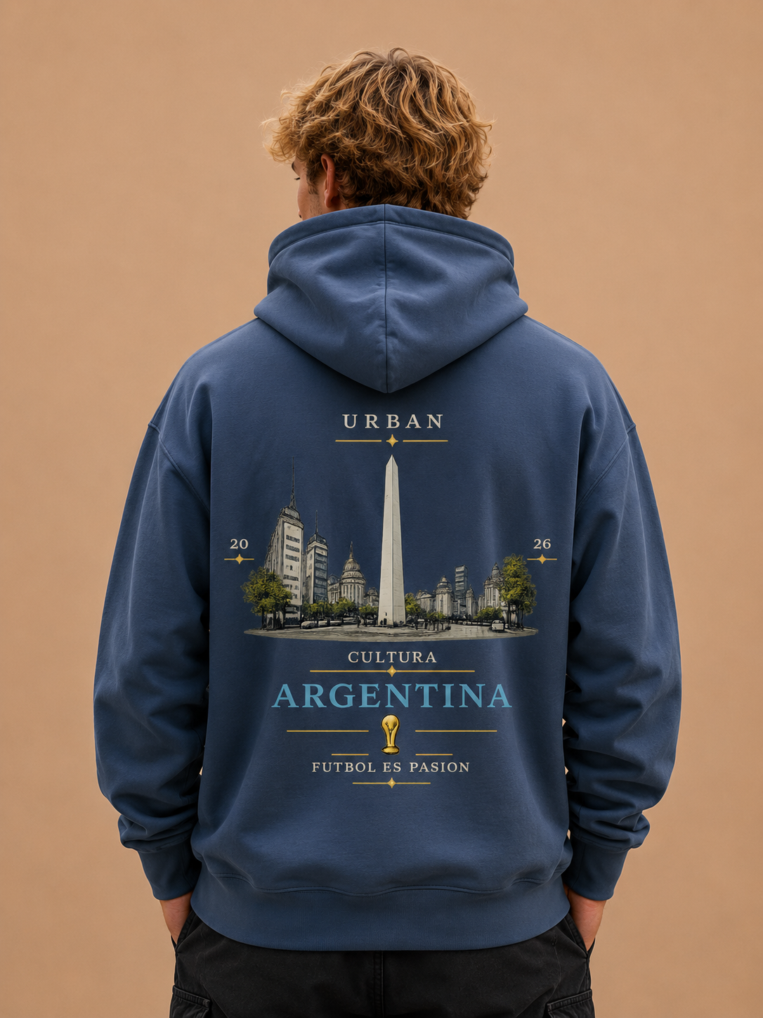 Argentina Obelisco Hoodie - Storm Blue